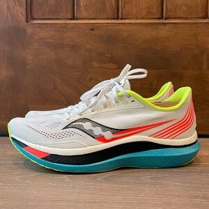 Saucony Endorphin Pro Women's Size 10.5 White Mutant (WITHOUT INSOLES)